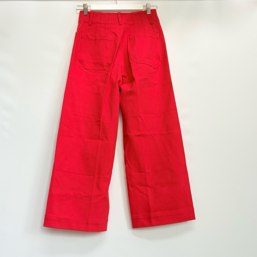 NWT Anthropologie Maeve The Colette Cropped Wide-Leg Pants Ponte Edition, 26 - Picture 6 of 13